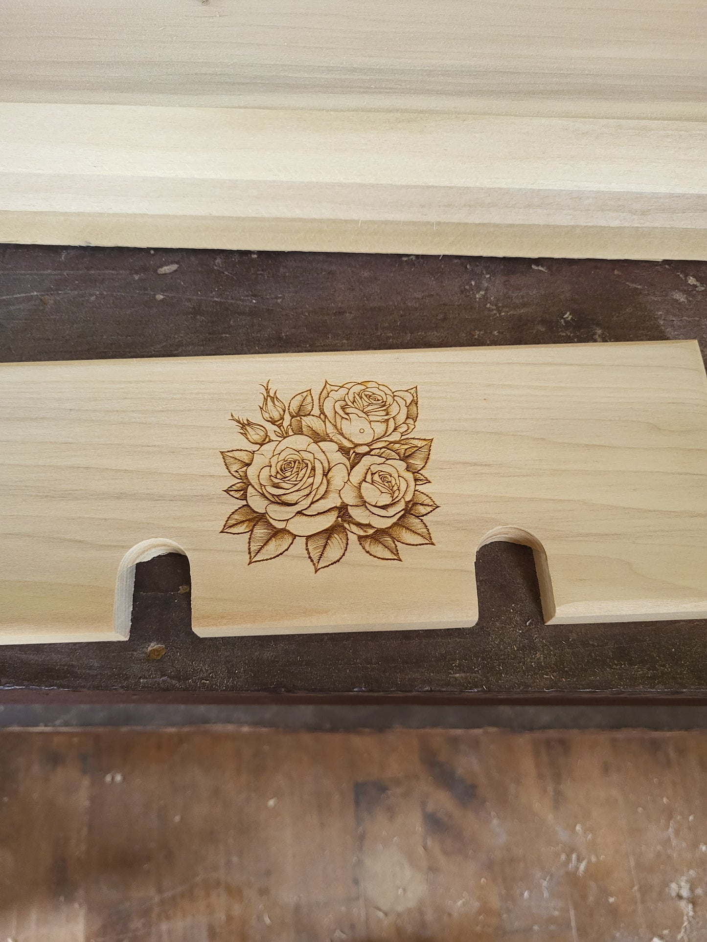 Custom engraved wood panels